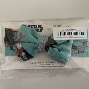 Little sleepies grogu bow